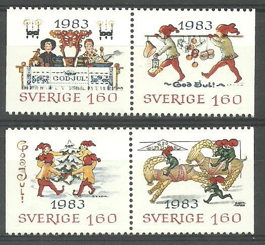 Znaczek Szwecja 1983 Mi 1258-1261 Czyste **