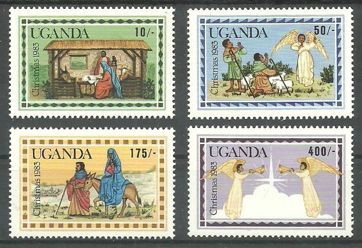 Znaczek Uganda 1983 Mi 390-393 Czyste **
