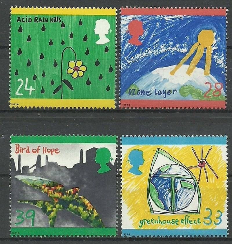 Znaczek Wielka Brytania 1992 Mi 1414-1417 Czyste **