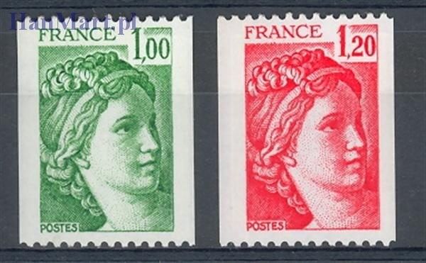 Znaczek Francja 1978 Mi 2105-2106Cw Czyste **