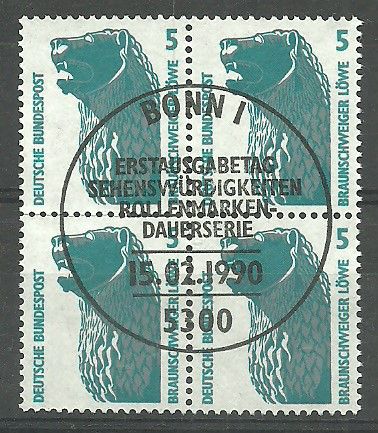 Znaczek Niemcy 1990 Mi 1448 Stemplowane