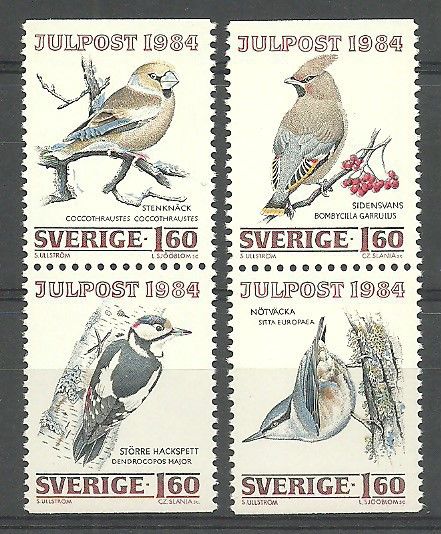 Znaczek Szwecja 1984 Mi 1307-1310 Czyste **