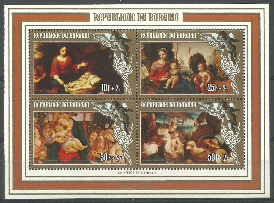 Znaczek Burundi 1984 Mi bl 123 Czyste **