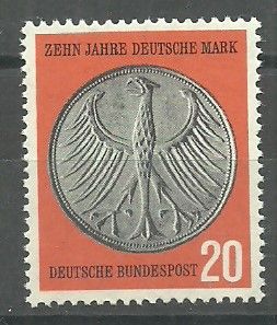Znaczek Niemcy 1958 Mi 291 Czyste **
