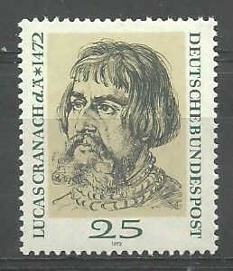 Znaczek Niemcy 1972 Mi 718 Czyste **