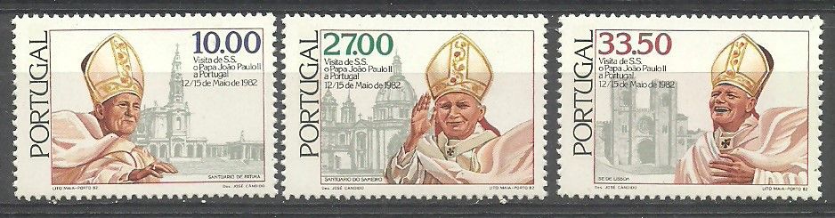 Znaczek Portugalia 1982 Mi 1565-1567 Czyste **