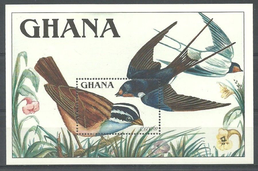 Znaczek Ghana 1989 Mi bl 148 Czyste **