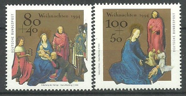 Znaczek Niemcy 1994 Mi 1770-1771 Czyste **