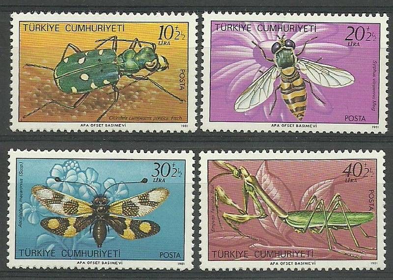 Znaczek Turcja 1981 Mi 2584-2587 Czyste **