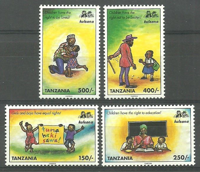 Znaczek Tanzania 1998 Mi 3064-3067 Czyste **