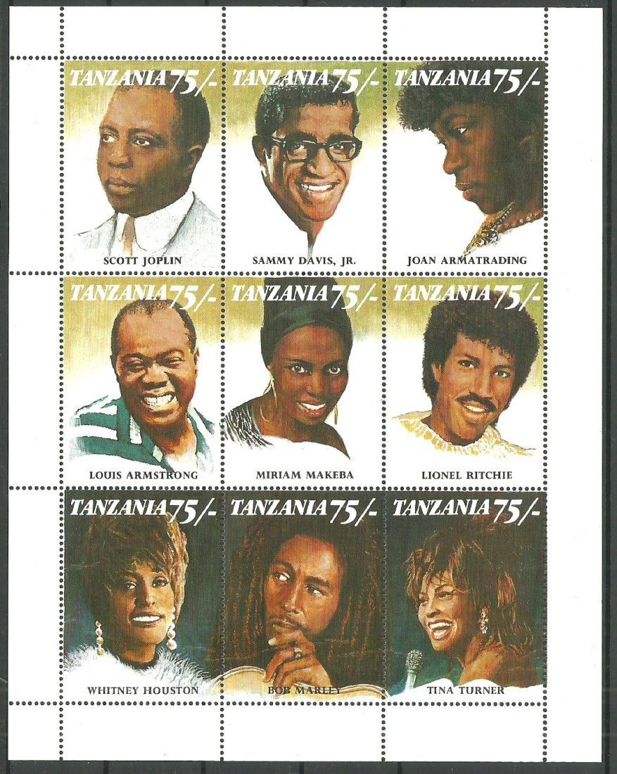 Znaczek Tanzania 1992 Mi ark 1048-1056 Czyste **