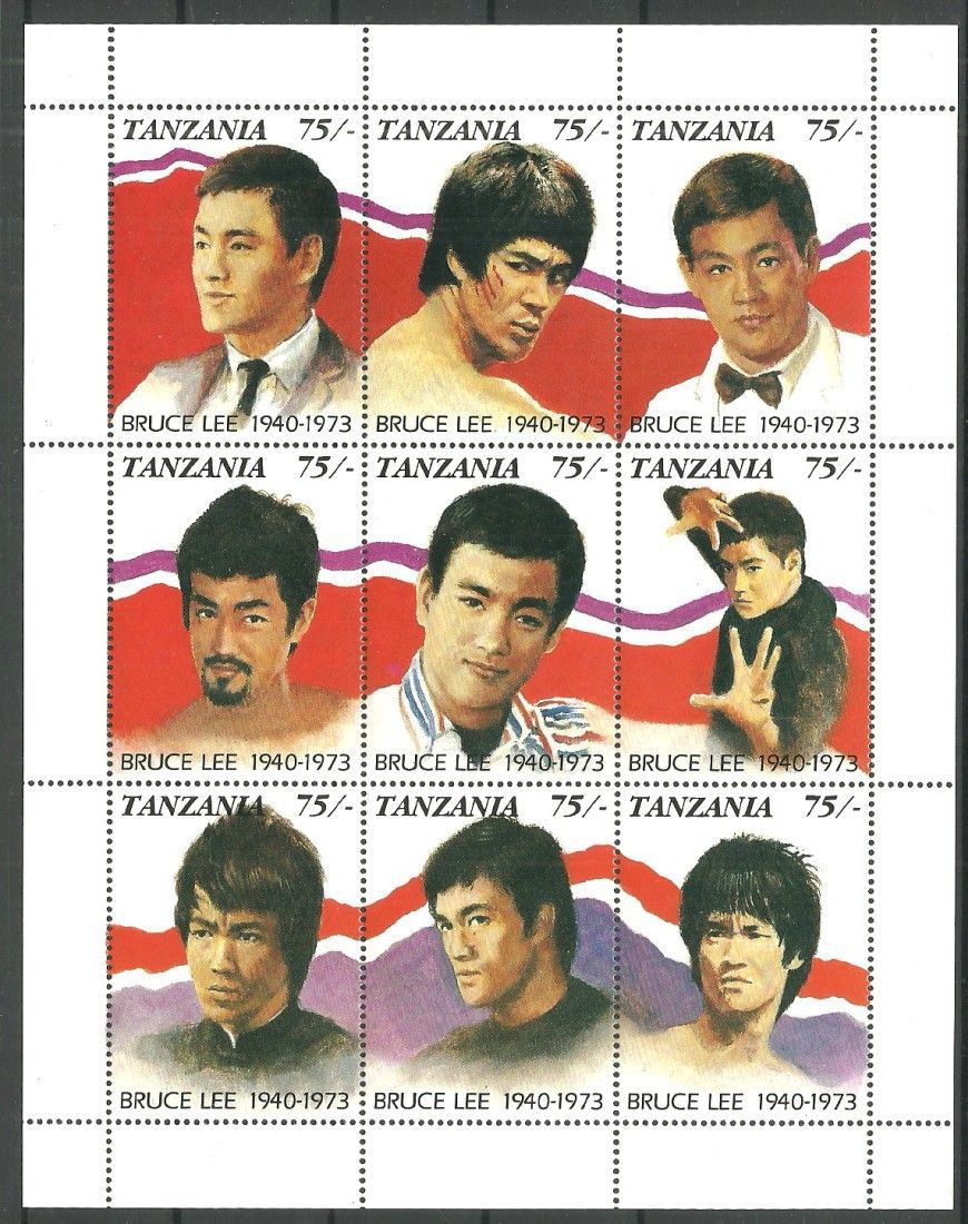 Znaczek Tanzania 1992 Mi ark 1058-1066 Czyste **