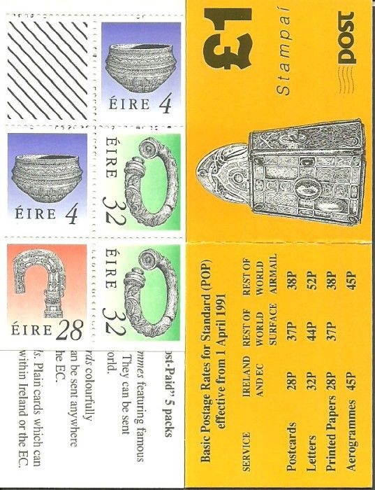 Znaczek Irlandia 1991 Mi mh 18 Czyste **