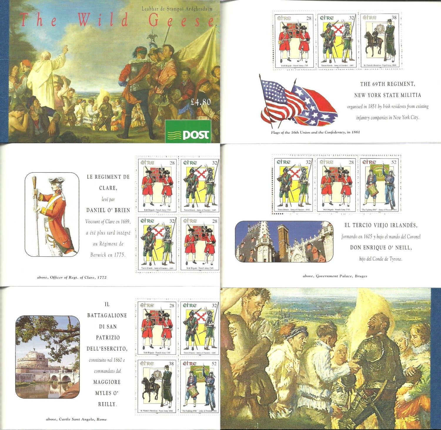 Znaczek Irlandia 1995 Mi mh 29 Czyste **