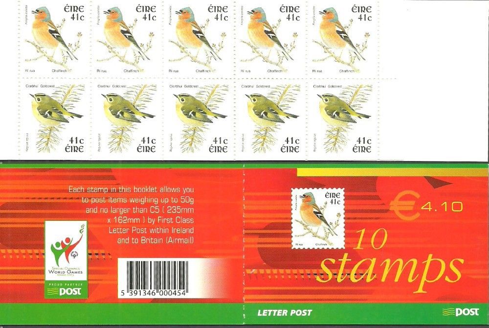 Znaczek Irlandia 2002 Mi mh 52 Czyste **