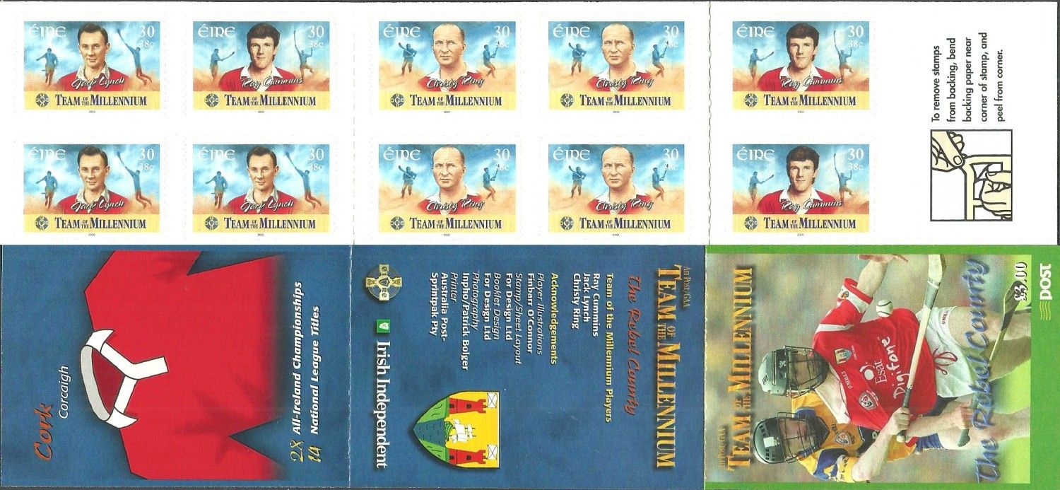 Znaczek Irlandia 2000 Mi mh 1268+1271+1273 Czyste **