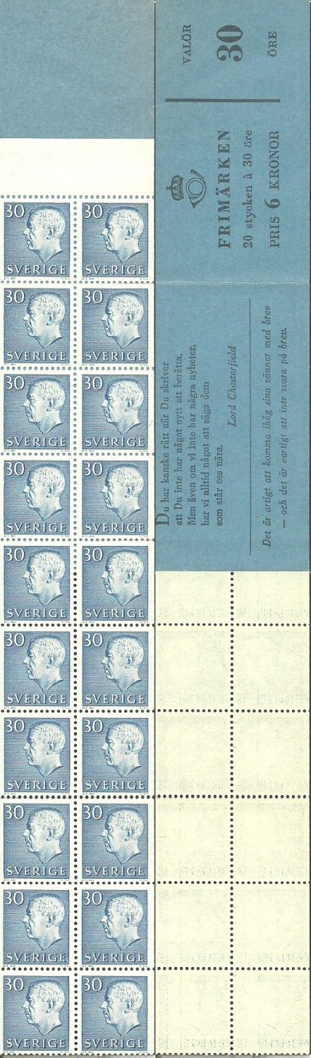 Znaczek Szwecja 1957 Mi mh 427D Czyste **