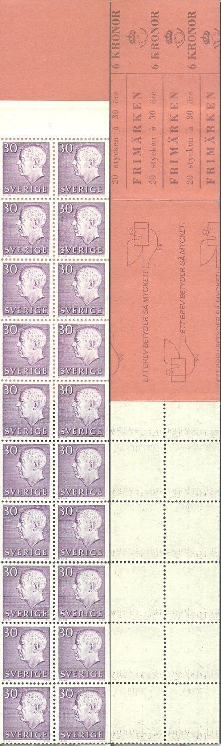 Znaczek Szwecja 1962 Mi mh 489D Czyste **