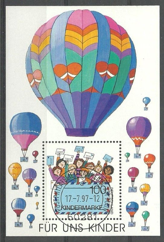 Znaczek Niemcy 1997 Mi abo bl 40 Stemplowane