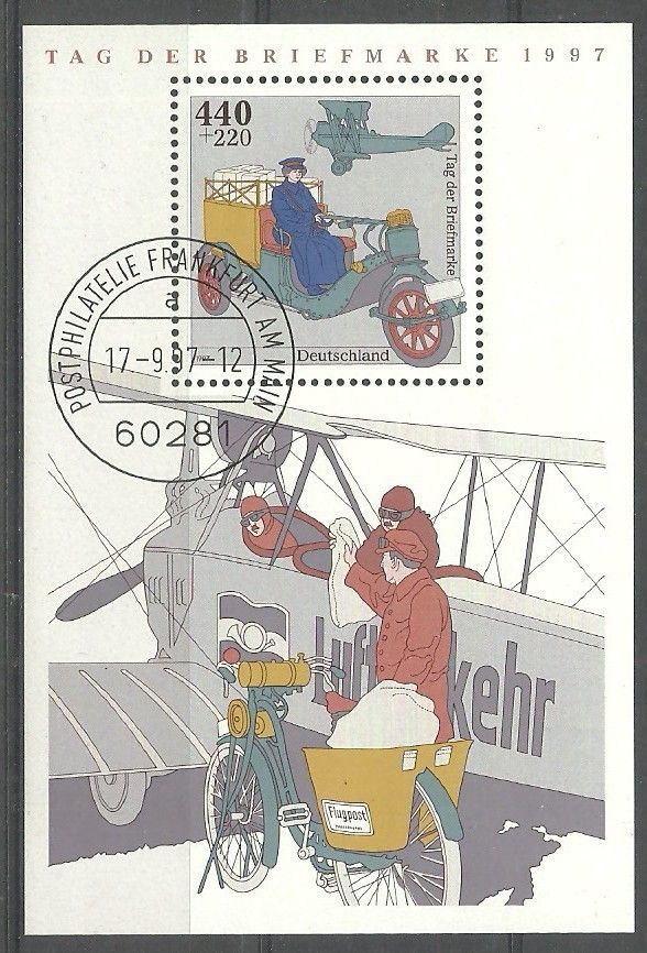 Znaczek Niemcy 1997 Mi abo bl 41 Stemplowane