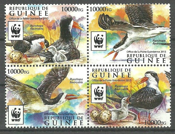 Znaczek Gwinea 2015 Mi 11528-11531 Czyste **