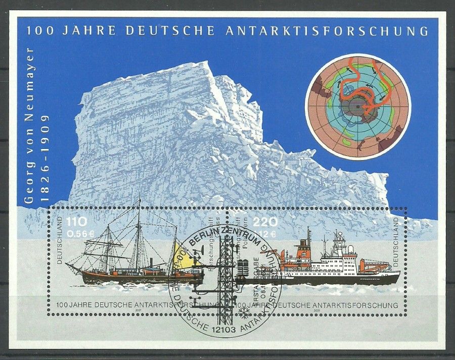 Znaczek Niemcy 2001 Mi abo bl 57 Stemplowane