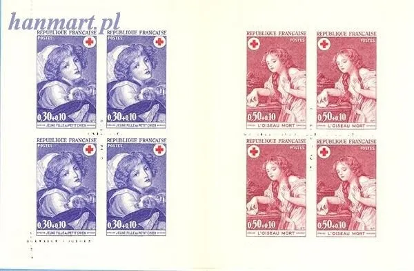 Znaczek Francja 1971 Mi mh 1777-1778 Czyste **