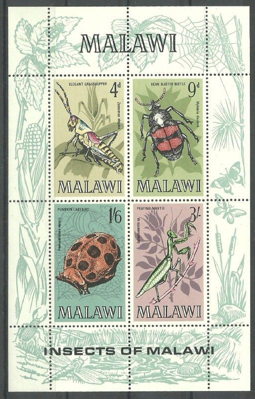 Znaczek Malawi 1970 Mi bl 17 Czyste **