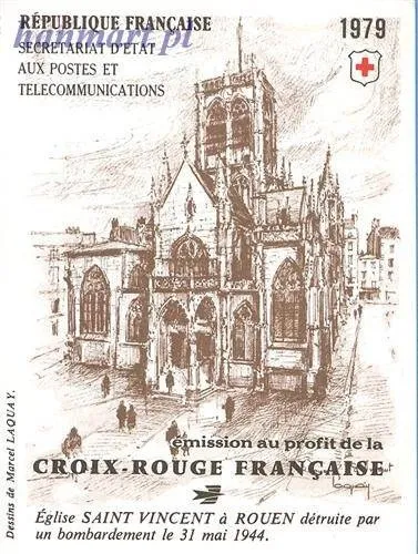 Znaczek Francja 1979 Mi mh 2183-2184 Czyste **