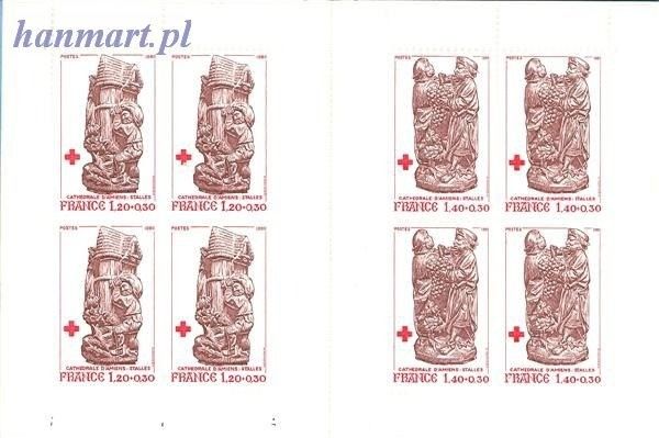 Znaczek Francja 1980 Mi mh 2231-2232 Czyste **