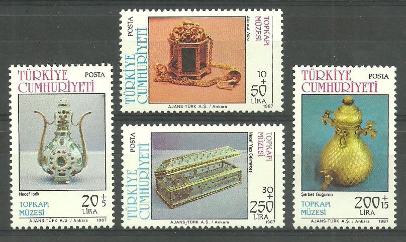 Znaczek Turcja 1987 Mi 2780-2783 Czyste **