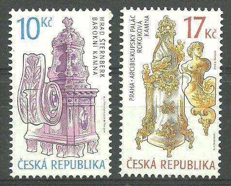Znaczek Czechy 2008 Mi 575-576 Czyste **