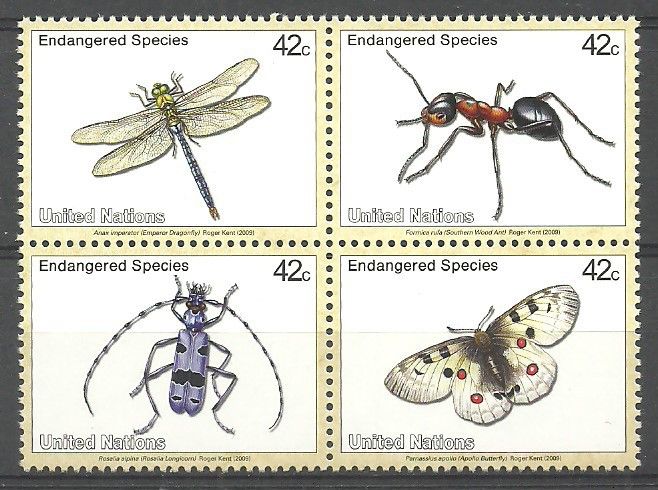 Znaczek Narody Zjednoczone Nowy Jork 2009 Mi 1137-1140 Czyste **