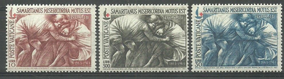 Znaczek Watykan 1964 Mi 459-461 Czyste **