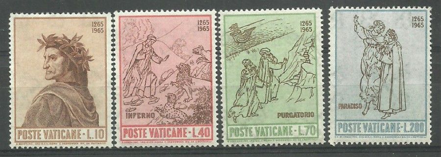 Znaczek Watykan 1965 Mi 477-480 Czyste **