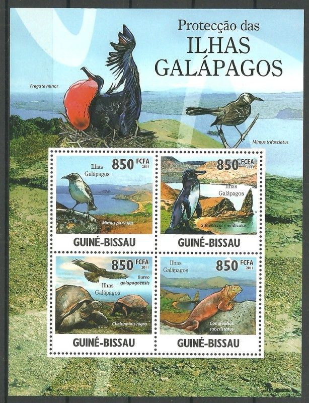 Znaczek Gwinea Bissau 2011 Mi ark 5283-5286 Czyste **
