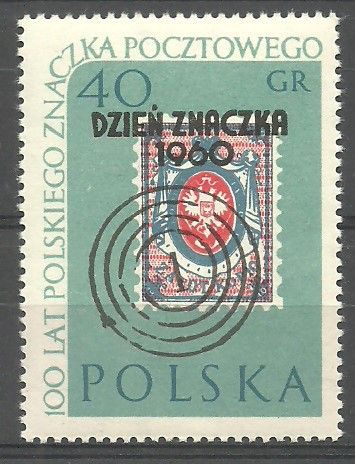 Znaczek Polska 1960 Mi 1187 Fi 1043 Czyste **