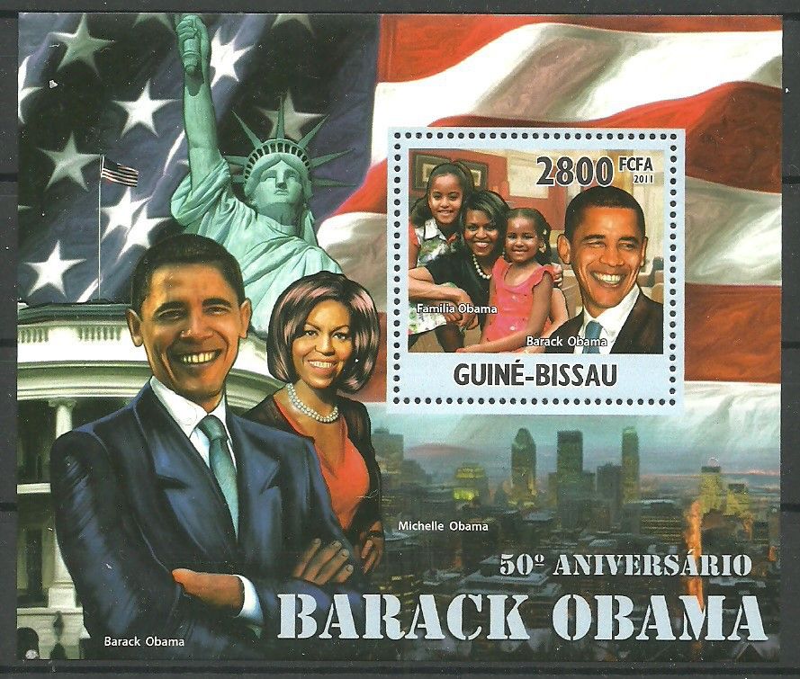 Znaczek Gwinea Bissau 2011 Mi bl 925 Czyste **