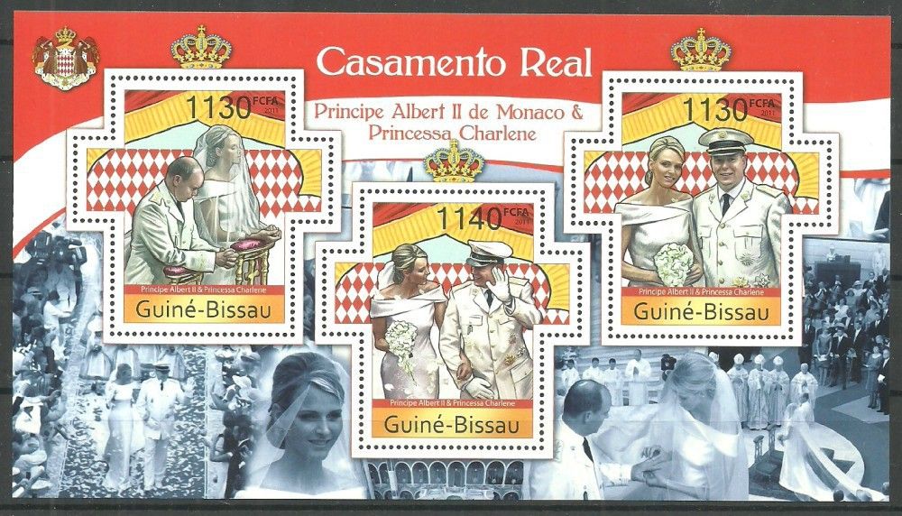 Znaczek Gwinea Bissau 2011 Mi ark 5463-5465 Czyste **