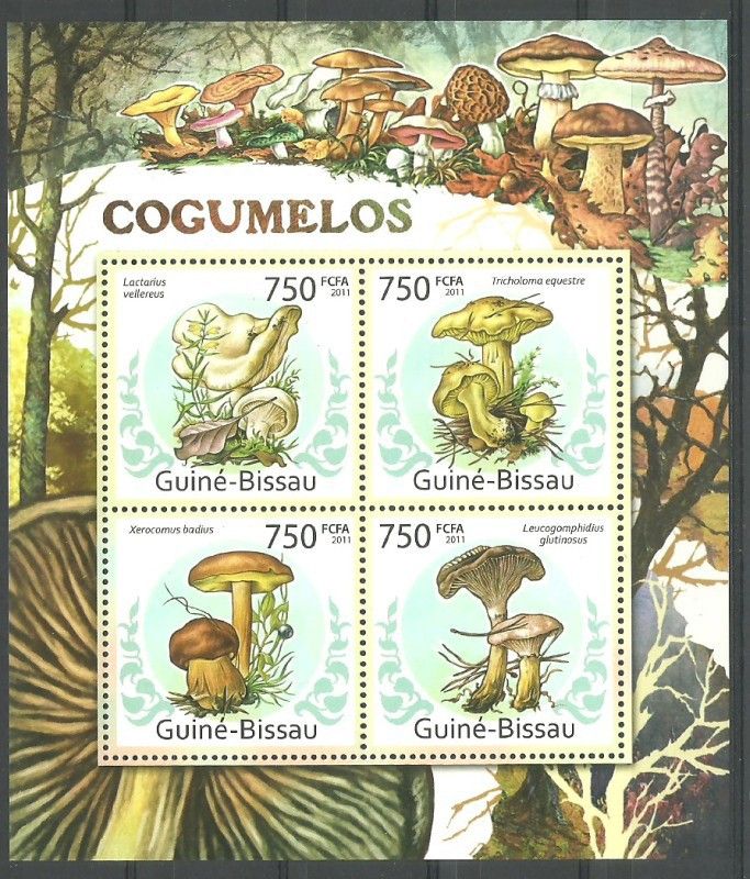 Znaczek Gwinea Bissau 2011 Mi ark 5651-5654 Czyste **