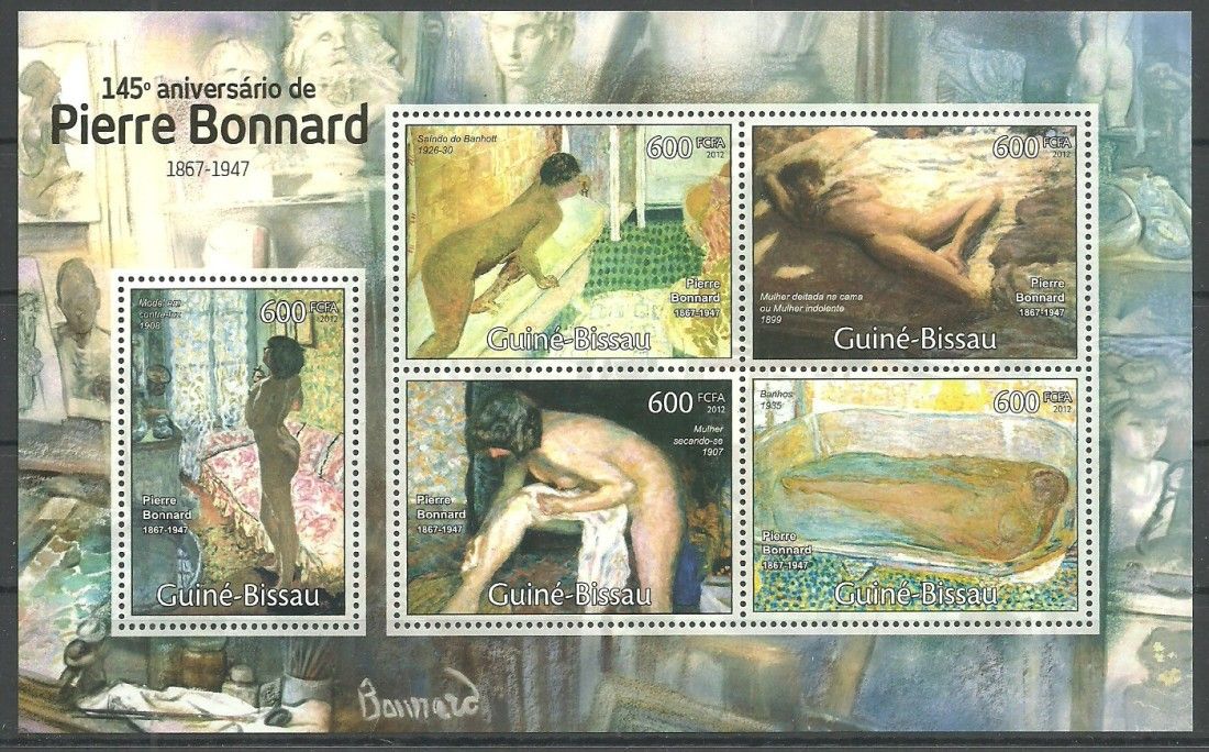 Znaczek Gwinea Bissau 2012 Mi ark 5810-5814 Czyste **