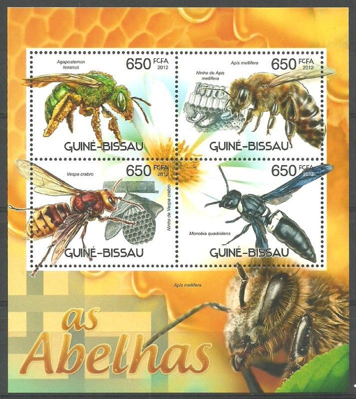 Znaczek Gwinea Bissau 2012 Mi ark 5982-5985 Czyste **
