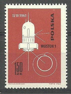 Znaczek Polska 1963 Mi 1442 err Fi 1294 B1 Czyste **