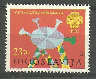 Znaczek Jugosławia 1983 Mi 2021 Czyste **