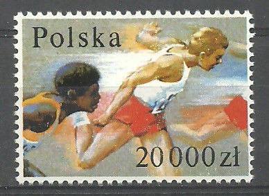 Znaczek Polska 1992 Mi 3392 Fi 3244B Czyste **