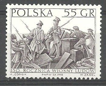 Znaczek Polska 1998 Mi 3701y Fi 3553y Czyste **