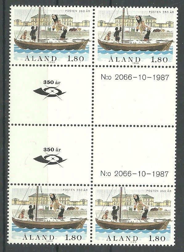 Znaczek Wyspy Alandzkie 1988 Mi 26 Czyste **