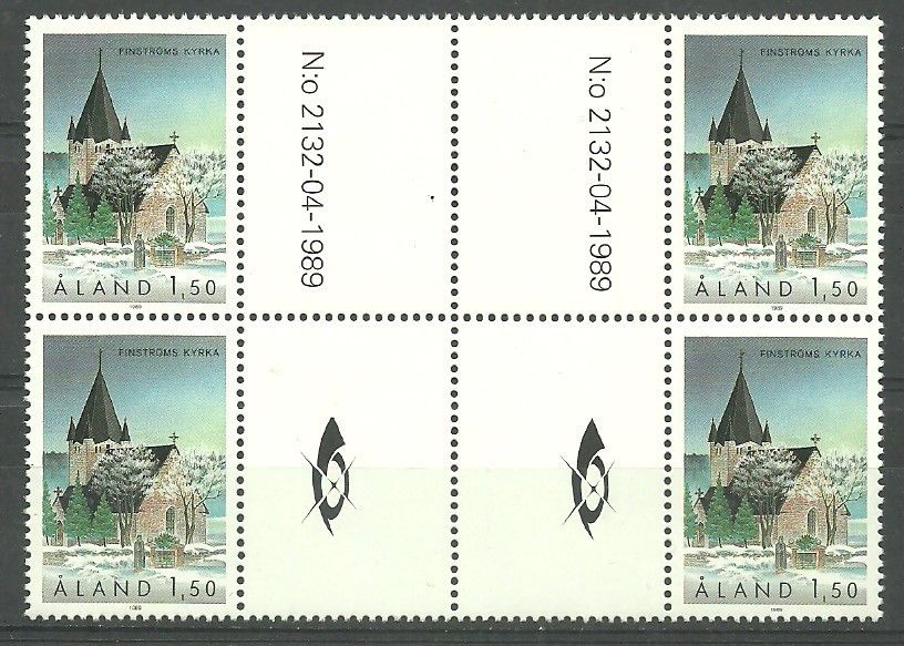 Znaczek Wyspy Alandzkie 1989 Mi 37 Czyste **