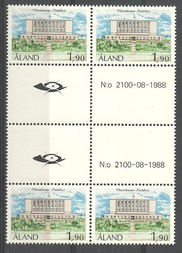 Znaczek Wyspy Alandzkie 1989 Mi 32 Czyste **