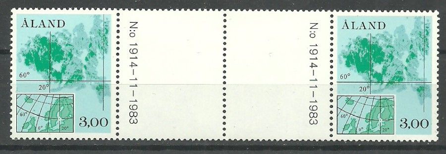 Znaczek Wyspy Alandzkie 1984 Mi 5 Czyste **